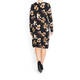 YOEK FLORAL PRINT WRAP DRESS