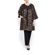 YOEK BROCADE METALLIC JACKET