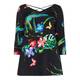 YOEK floral print tunic with embellishment