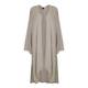 YOEK taupe cashmere and silk blend CAPE