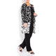 YOEK CARDIGAN LONG, YIN YANG EDGE 2 EDGE