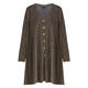 YOEK LUREX LONG CARDIGAN GOLD