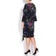 YOEK multicolour abstract floral print DRESS