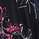 YOEK multicolour abstract floral print DRESS