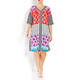 YOEK ABSTRACT PRINT DRESS 