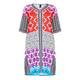 YOEK ABSTRACT PRINT DRESS 