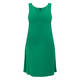 Yoek Jersey Sleeveless Dress Green