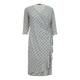 YOEK grey polka dot wrap DRESS