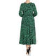 YOEK PRINT DRESS EMERALD