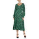 YOEK PRINT DRESS EMERALD