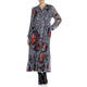 YOEK PRINTED MIDI DRESS