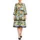 YOEK TIERED FLORAL PRAIRIE DRESS