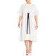 YOEK COTTON BRODERIE ANGLAIS DRESS WHITE