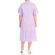 YOEK COTTON BRODERIE ANGLAIS DRESS LAVENDER