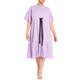 YOEK COTTON BRODERIE ANGLAIS DRESS LAVENDER