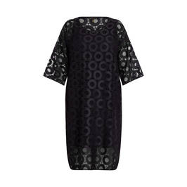 YOEK CIRCLE CROCHET DRESS BLACK - Plus Size Collection