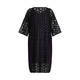 YOEK CIRCLE CROCHET DRESS BLACK