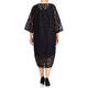 YOEK CIRCLE CROCHET DRESS BLACK