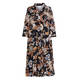 YOEK FLORAL PRINT SHIRT DRESS