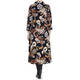 YOEK FLORAL PRINT SHIRT DRESS