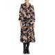 YOEK FLORAL PRINT SHIRT DRESS