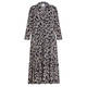 YOEK PRINT SHIRT DRESS BLACK AND WHITE 