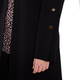 YOEK JACKET WITH GOLD BUTTON DETAIL
