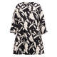 Yoek Jacquard Jacket Black and Ivory
