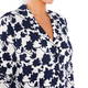 YOEK STRETCH JERSEY LEAF PRINT JACKET 