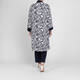 Yoek Jersey Kimono Navy 
