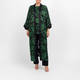 Yoek Devoree Floral Tunic Green