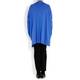 Yoek Blue Knitted Oversized V-Neck Tunic