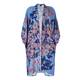 Yoek Blue Print Long Kimono