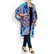 Yoek Blue Print Long Kimono