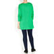 YOEK KNITTED TUNIC EMERALD