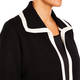Yoek Long Cardigan Black and White