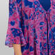 Yoek Georgette Long Jacket Print Pink