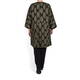 YOEK JACQUARD EMBROIDERED LONG JACKET