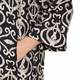 YOEK LINEN TILE PRINT BLAZER BLACK AND WHITE