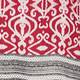 YOEK TILE PRINT TUNIC RED