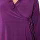 YOEK CROSSOVER RUFFLE TOP