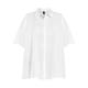 YOEK BRODERIE ANGLAIS SHIRT WHITE