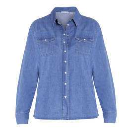 YOEK DENIM SHIRT  - Plus Size Collection