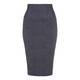 YOEK navy spot print jersey pencil SKIRT