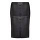 YOEK ECO LEATHER PANEL PENCIL SKIRT 