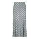 YOEK grey polka dot long SKIRT