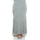 YOEK grey polka dot long SKIRT