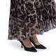 YOEK TIERED SKIRT LEOPARD