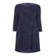 YOEK navy polka dot jersey Tunic