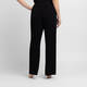 Yoek Plisse Jersey Trousers Black